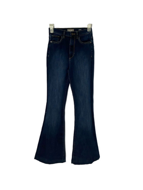 DL1961 Rachel Flare High-Rise Instasculpt Jeans Size 24 Foster Dark Wash